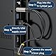 MISYNLON Digitaler Koaxial-RCA-Stecker auf 3,5-mm-Buchse mit USB-Schnittstelle, Konverter-Adapter, Stereo-Audiokabel, für Blu-ray-Player, Set-Top-Boxen, PS4, Lautsprecher, Verstärker, Fernseher, 0,2 m