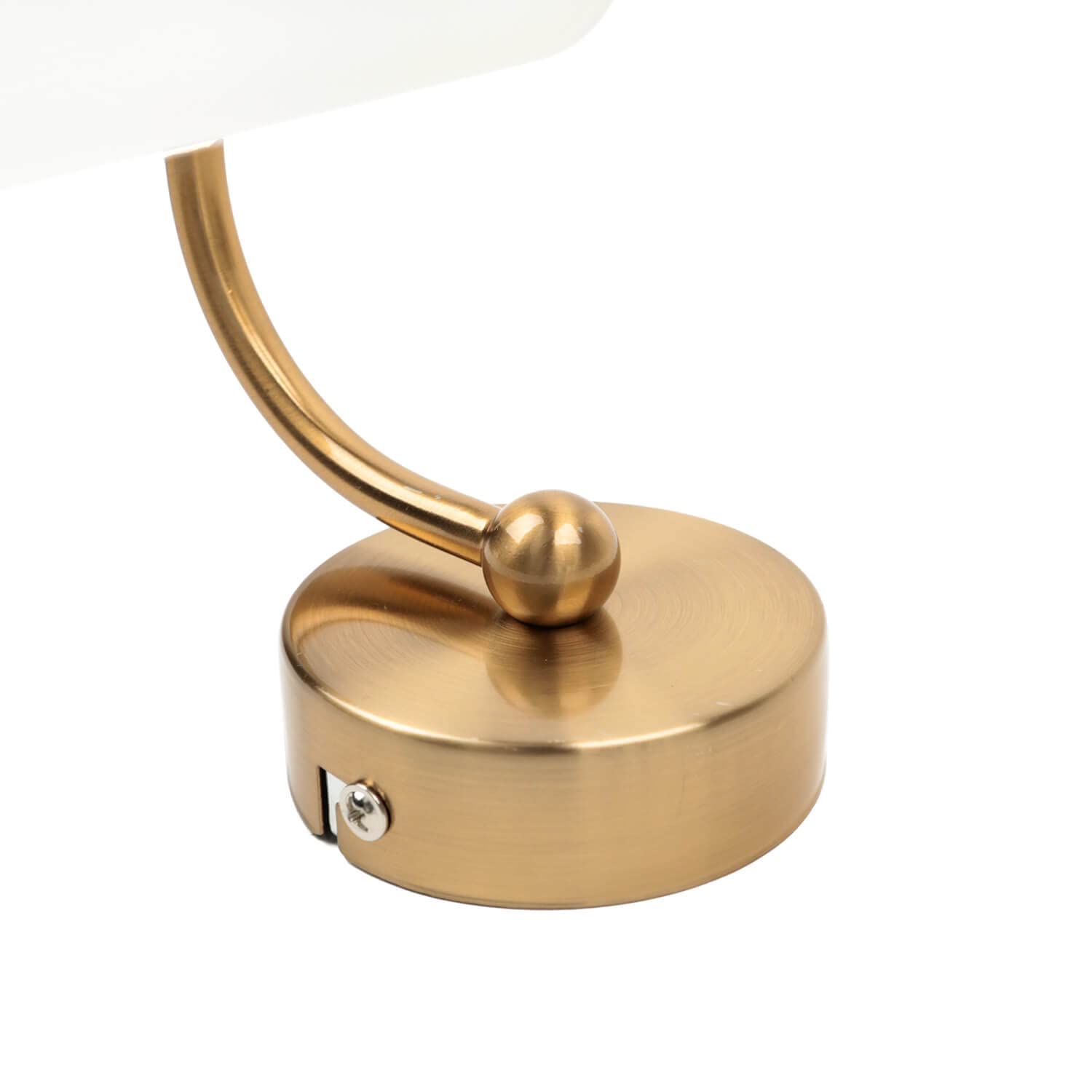Licht-Erlebnisse Lámpara de pared de metal y cristal en latón, 2 x G9, ancho: 32 cm, lámpara de pared, lámpara de pared para baño, IP20