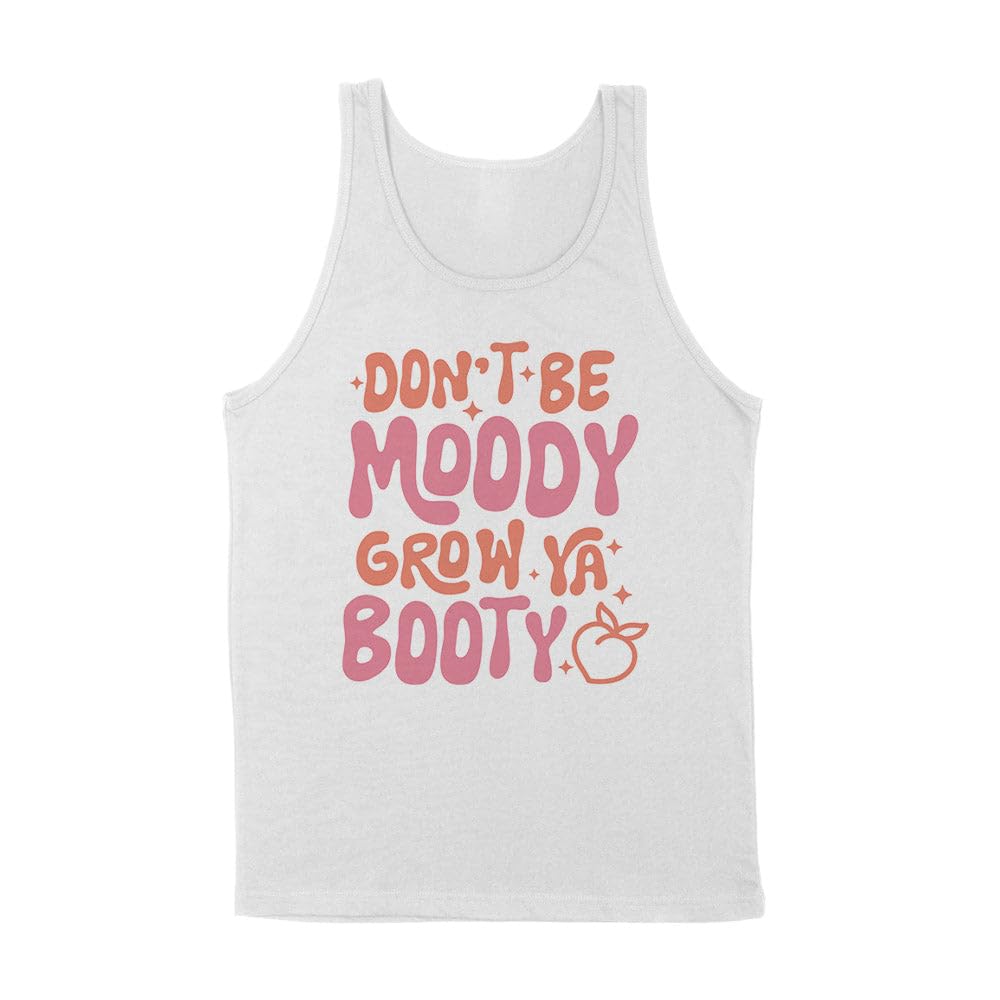 Grow Ya Booty Tank Top Unisex Medium White