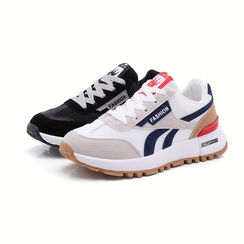 Warm and Lightweight Women's Fleece Lining Colorblock Sneakers with Soft Sole and Platform for Comfortable Walking2