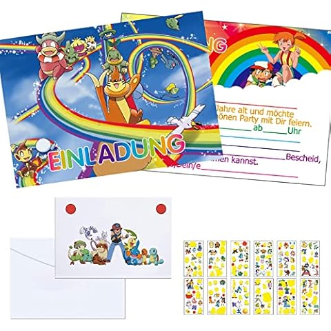 Lot de 12 cartes d'invitation Hendpock Cover