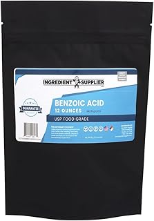 Benzoic Acid, 12 Oz. - USP Food and Pharmaceutical Grade - Highest Purity