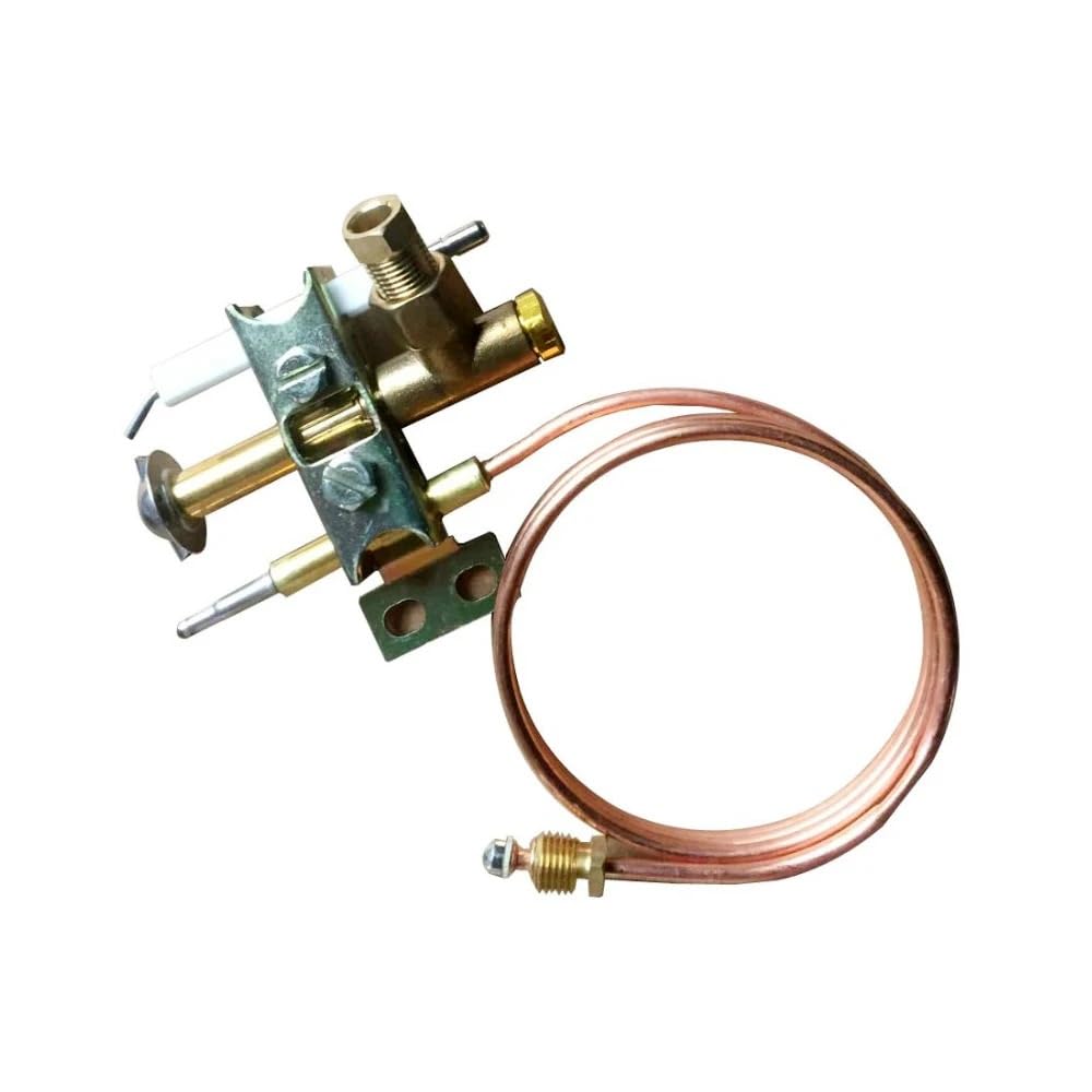 Quemador piloto de freidora gas con cable piezoeléctrico 900 mm y conjunto rosca M9x1 para termopar estufa rango comercial