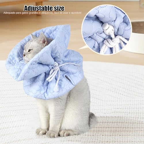 Coleira de cone para gato, coleira de recuperação de gato | Coleira de Recuperação Cone de Pescoço d