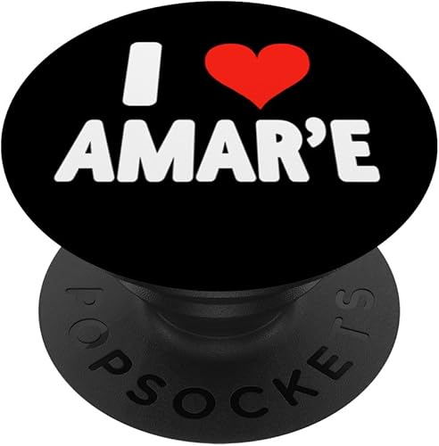 I Love Amare Amar'e - Heart PopSockets Standard PopGrip