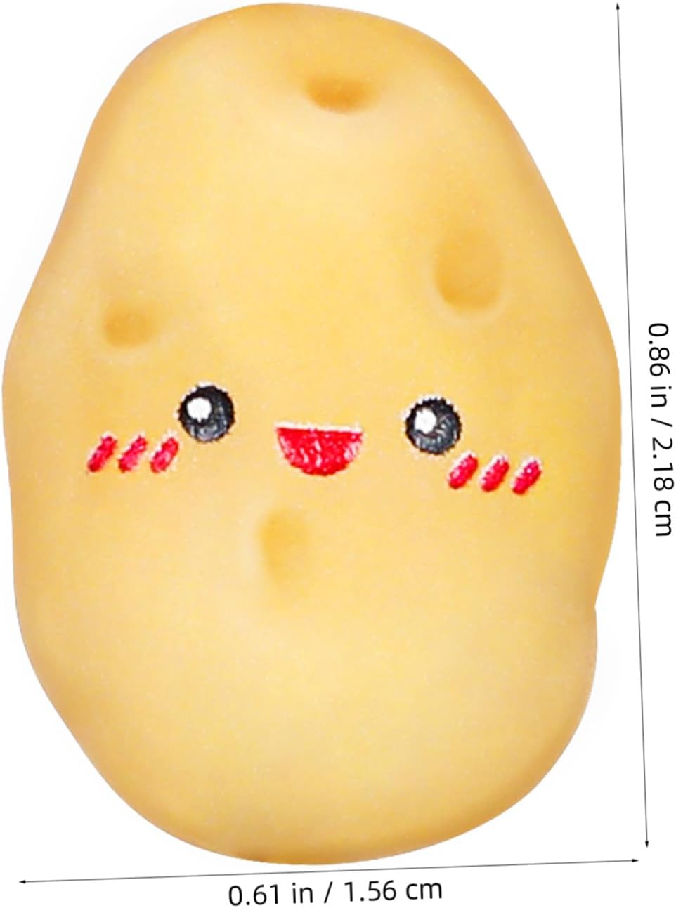 PRETYZOOM 30 Pcs Mini Artificial Potatoes Realistic Resin Potato Figurines for Home Decor Holiday Decorations Lightweight Lifelike Miniature Vegetable Ornaments