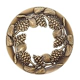 Garneck Tapa para Velas Perfumadas de Aleación de Zinc Diseño Hueco, Adecuado para Aromaterapia y Decoración