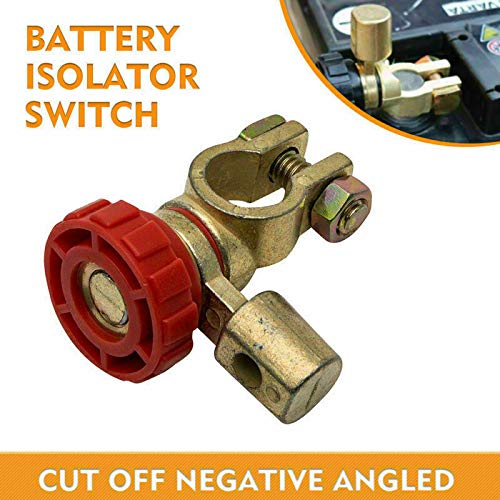 Interruptor De Corte/aislante De Batería Universal 12V - Color Rojo, Para Coche, Barco, Furgoneta