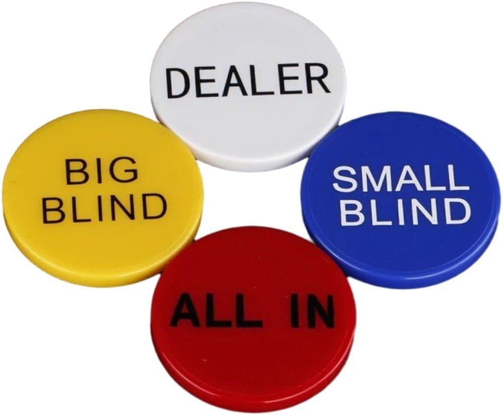 Botones Dealer de Poker Texas, Set 4 unidades miniatura 1