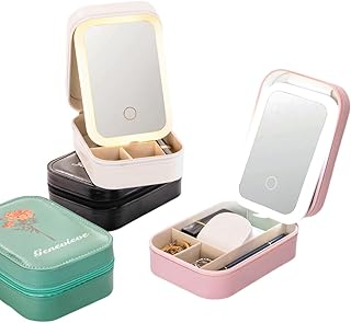 ipetlive Bolsa de maquillaje de viaje con flo...