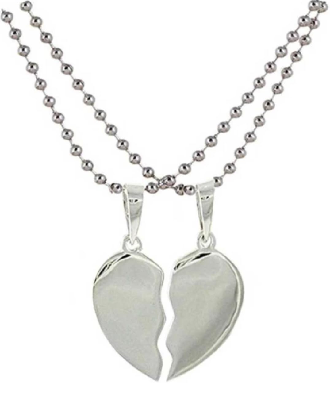 Mens Love Silver Stainless Steel Contemporary C057 Silver Pendant-image-11