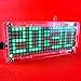 Produktbild Qiuli LED elektronische Uhr Kit Temperatur 24 Stunden Anzeige 5V DIY Dot Matrix Digit - Blau Blanke Knochen (Farbe : Green)