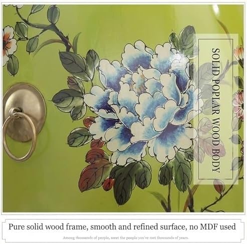 ELEFOCUS Chinese Garden Stool Glazed Hand-Painted Drum Stool Decorative Garden Stools Chinoiserie Decorative(Blue 3)