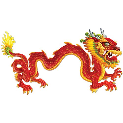 Preisvergleich Produktbild Beistle 57782 Jointed Dragon, 6-Feet