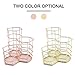 Pen Cup Holder for Desk Rose Gold, LEEGOAL Hexagon Metal Makeup Brush Organizer Stationery Storage Container Pencil Marker Gel Pen Holder Basket for Office Home School Classroom (Rose Gold)