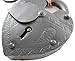 Large Antique Reproduction Heart Padlock with Key