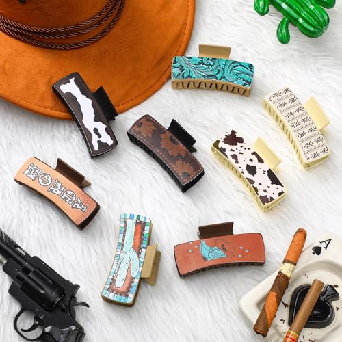 8 Piezas Pinzas Para Cabello Estilo Occidental miniatura 2