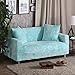 Morbido Copridivano, Spessa Elasticizzato Sofa Cover Antiscivolo Divano Protector Protector Mobili per Copridivano 1/2/3/4 Posti-azzurro-3 posti (190-230 cm)