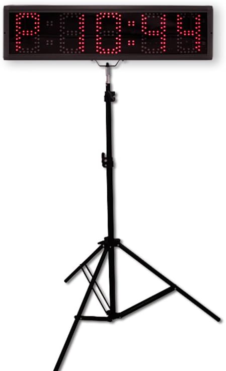 EU 5" 5 Digits RGB(7 Colors) LED Race Timing Clock for Running Events