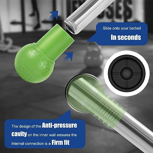 Image of HXD-ERGO Landmine Attachment for Barbell, T Bar Row Attachment Fits 2 Inch Olympic Bars,Barbell Landmine Attachment for Press, Row, Spin, Split Squats