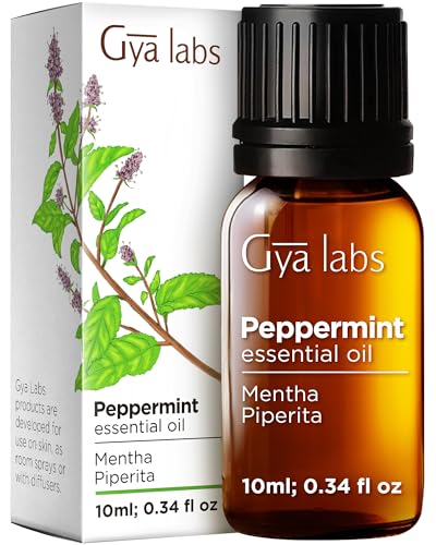 Image of 100% Pure Peppermint Essential Oil - 0.34 Fl Oz - Peppermint Oil for Hair, Skin, Diffuser, Aromatherapy & DIY Candle Making Scent