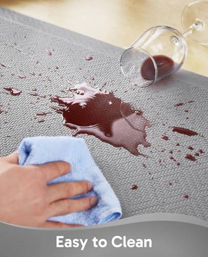 Image of Ophanie Kitchen Mats for Floor, 1 /2 Inch Thick, 20x32 Anti Fatigue Cushioned Mat,Kitchen Rugs,Waterproof,Comfort Ergonomic Standing Mat for Office,Home,Sink with 99+ Pairs of Anti-Slip Bottom Ridges