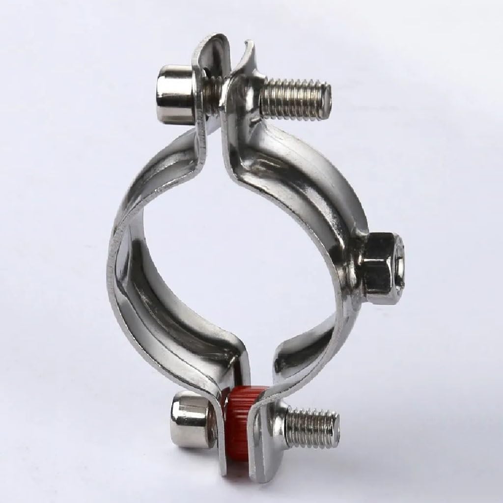 1Pcs 19-108mm OD Tube M8x1.25mm Female 304 Stainless Steel Pipe Hanger Bracket Clamp for Homebrew use(102-108mm)
