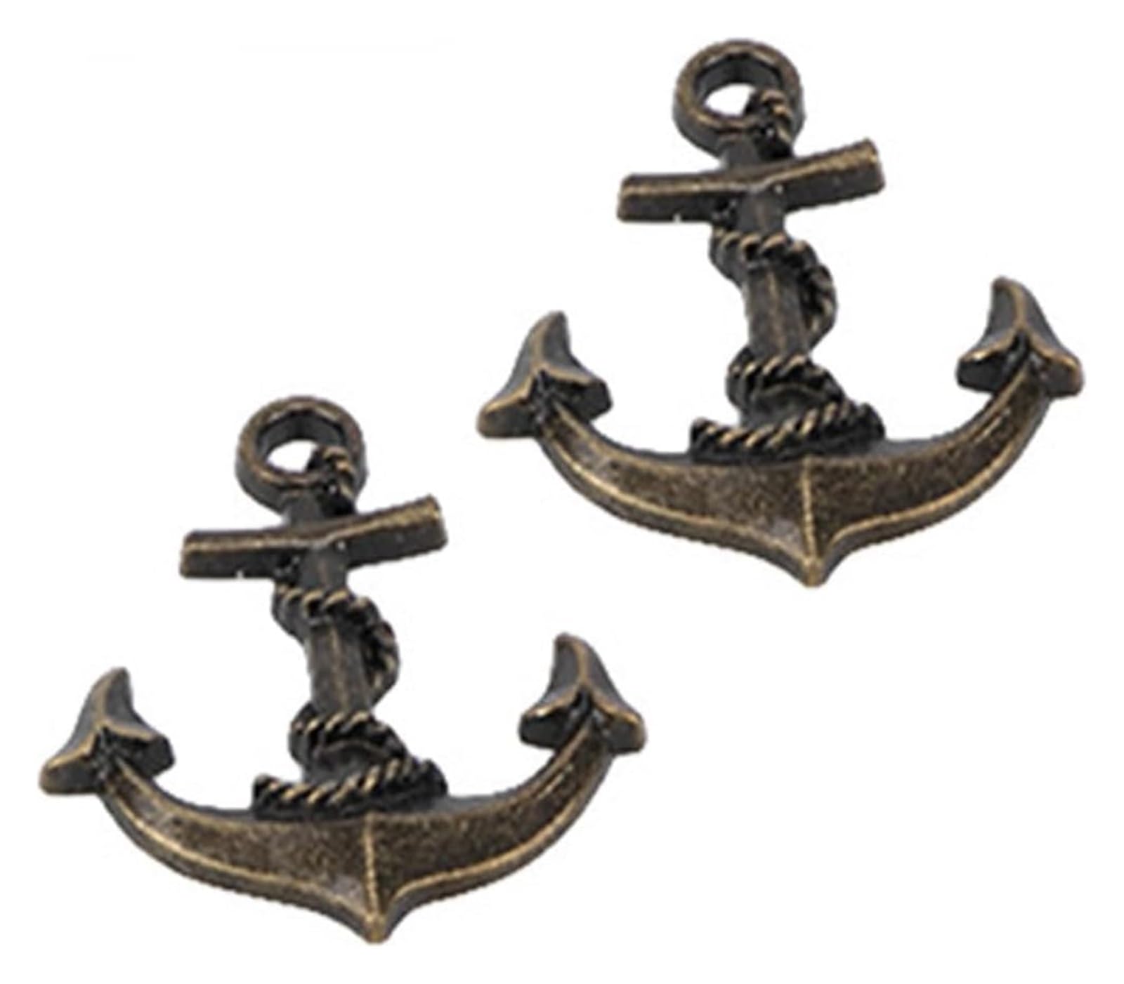 VOPLIVAT Vintage Brass Cabinet Drawer Pulls, 2pcs Zinc Alloy Wardrobe Cabinet Pulls Handles for Drawers Kitchen Living Room Multicolor(Bronze)