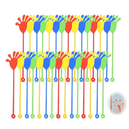 30 Stuck Klatschhand Kinder, Klebrige Glibberhände Mitgebsel...