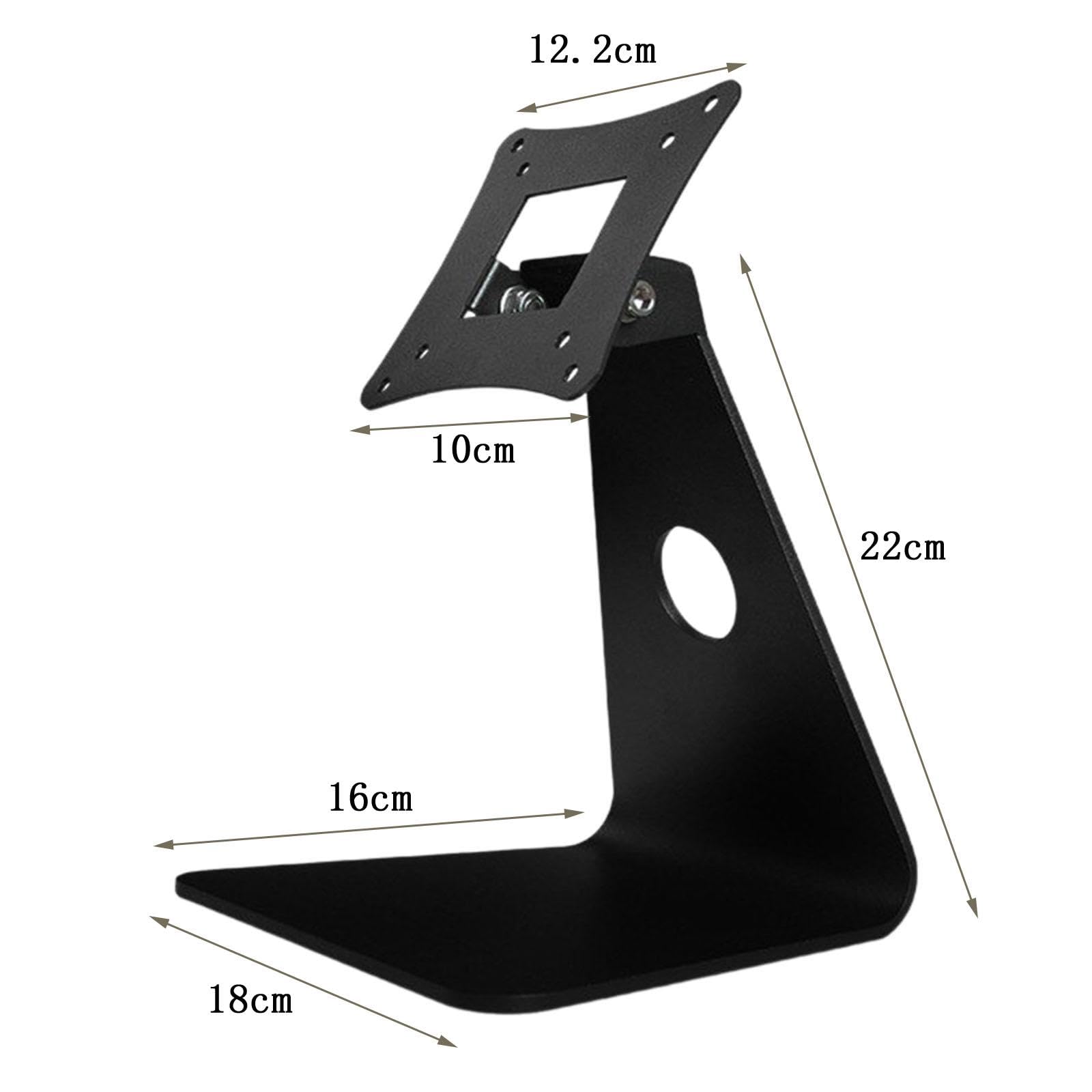 predolo Soporte de Acero Resistente para, Fácil Instalación, para de Computadora, Soporte para, para Uso en Confere, Negro