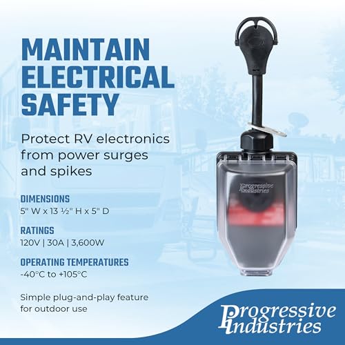 Progressive Industries SSP-30XL Ssp-30X Rv Surge Protector – 50 Amp To 30 Amp Rv Adapter thumb #2