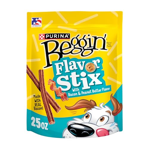 Purina Beggin’ Flavor Stix With Bacon & Peanut Butter Flavor - 25 oz. Pouch