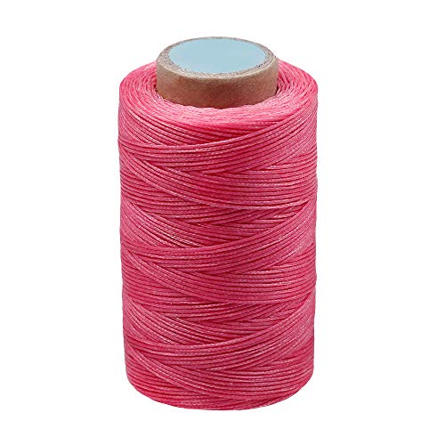 284Yards Waxed Thread for Leather, 0.8mm Waxed Linen Thread, Wax String