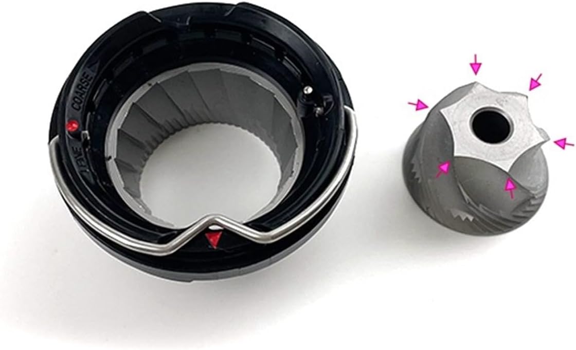 Compatible for Coffee Machine Grinder Disc Assembly, Replacement Grinding Burr Set(Knife disc B)