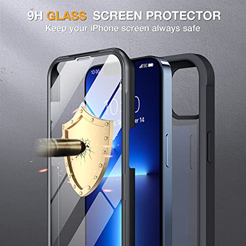 Coque iPhone 13 Pro Max anti rayure avec verre de protection écran noir - 3