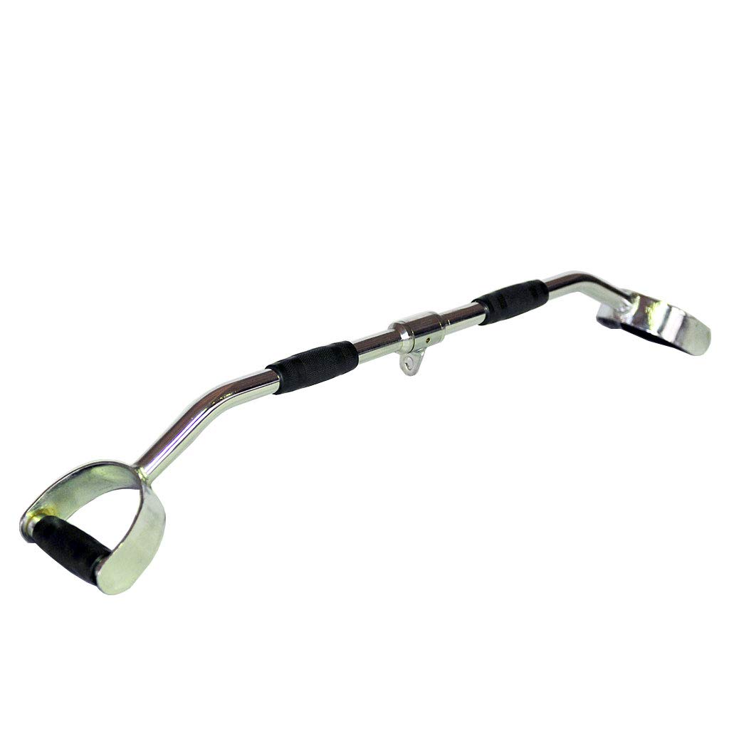 Yuhqc LAT Pull Down Bar Press Down Bar Cable Machine Attachment Multi Gym Attachment Solid Steel Tricep V-Bar