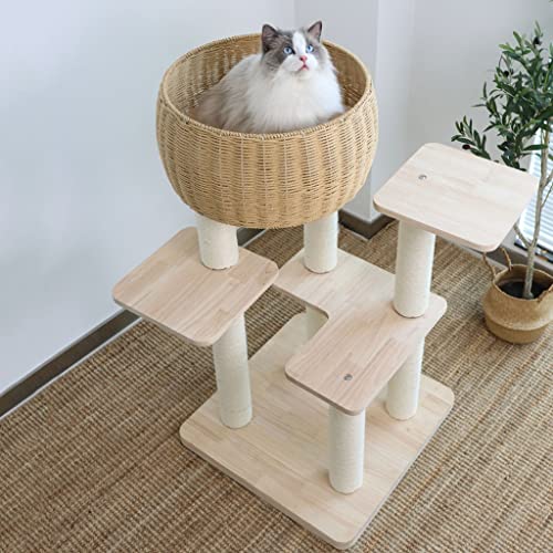 Image of Cat Tree For Large Cats 20 Lbs Heavy Duty, Cat Tower For Large Cats