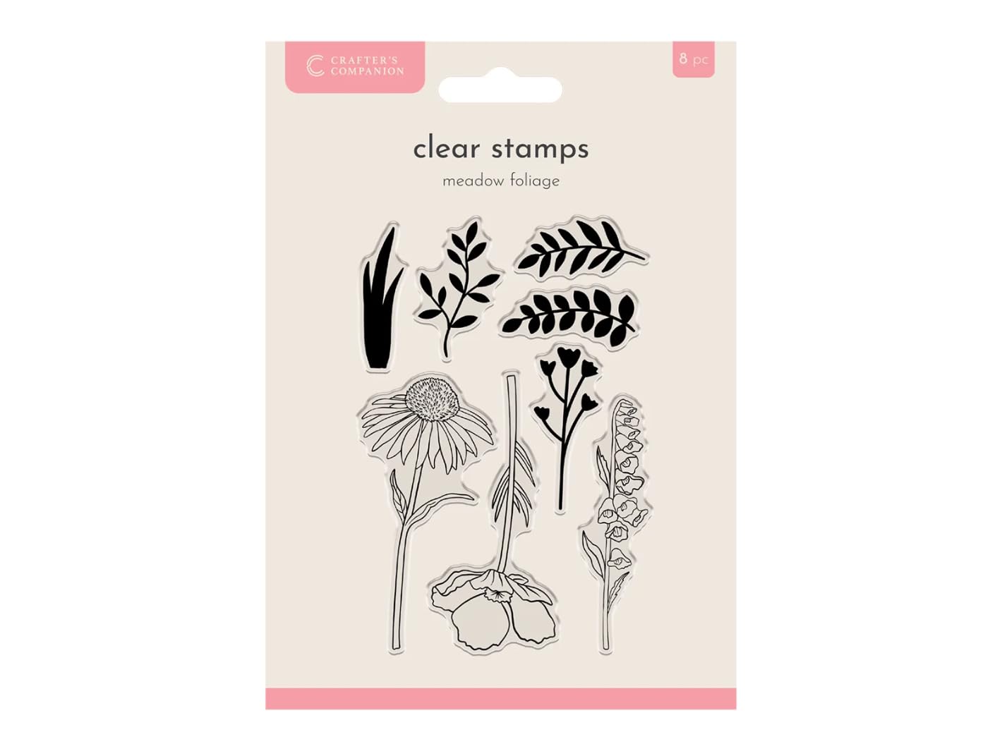 Crafter's Companion - Clear Acrylic Stamp - Meadow Foliage