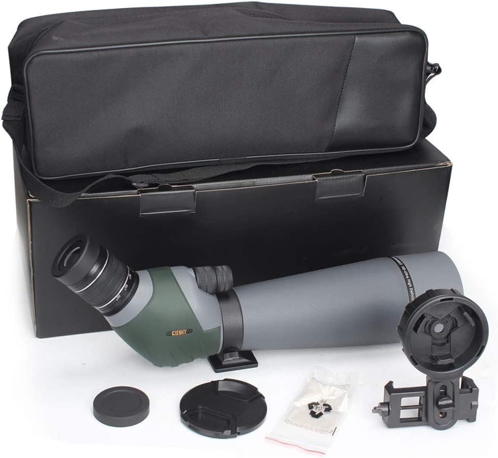 Gosky 20-60x80 Spotting Scope Package Contents