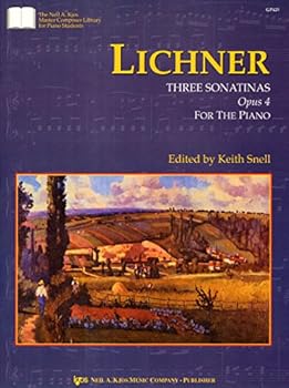 Sheet music GP425 - Lichner : Three Sonatinas Opus 4 For The Piano (Master Composer Library) Book