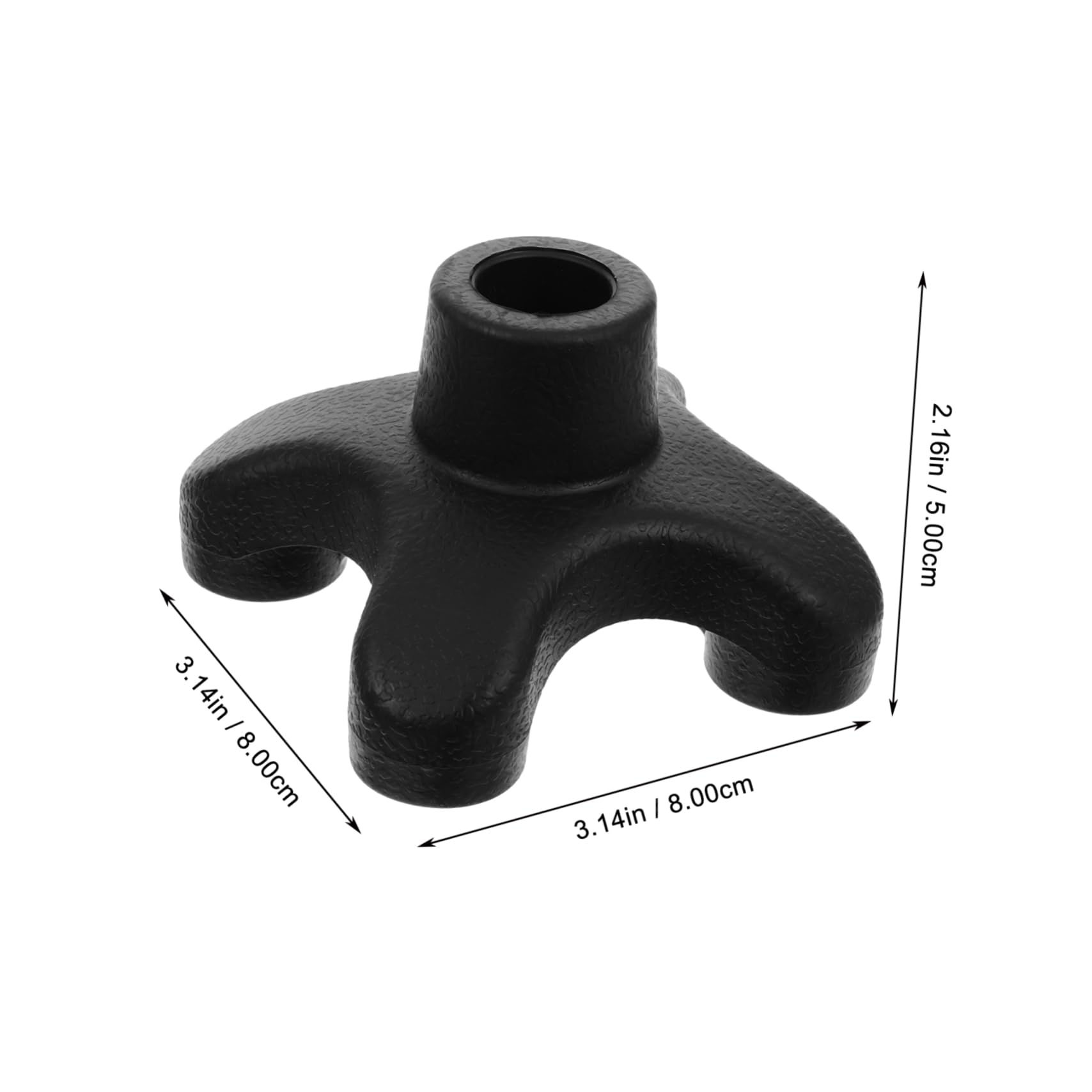 HAPINARY Cane Foot Sleeves Walking Stick Tips for Elderly Anti-Slip Crutch Foot Covers Walking Stick Accessories Fit Trekking Poles