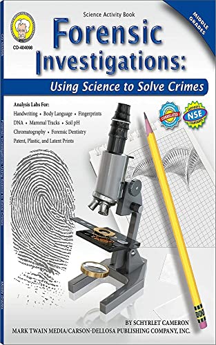 Amazon.com: Mark Twain Forensic Investigations Workbook, Using Science to  Solve High Crimes: Middle School Books, Critical Thinking for Kids, DNA and  Handwriting Analysis Labs, Classroom or Homeschool Curriculum eBook :  Cameron, Schyrlet,
