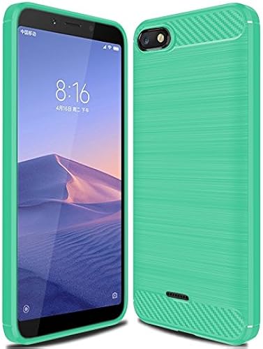 CruzerLite Redmi Custodia  Xiaomi Redmi Custodia  Carbon Fiber Shock Absorption Slim Case for Xiaomi Redmi  Teal 