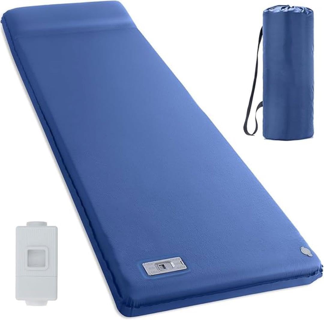 Naturehike エアーマット 電動ポンプ内蔵 3人用 Amazon.co.jp: Naturehike エアーマット 電動ポンプ内蔵 2m超長 厚手