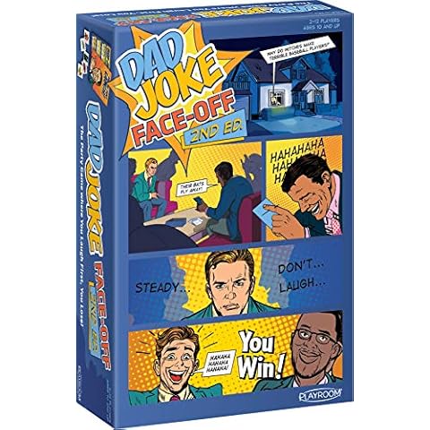 Dad Joke Face - Off 2nd Edition - Keep a Straight Face in This Hilarious Party Game, Family Fun Games, Party Games for Adults, Laughter Therapy Cover