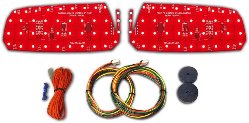 1972-74 Dodge Challenger Sequential LED Tail Light Kit