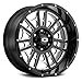 VIS-VOR 418 Widow 20" Inch 6x135 Wheel Rim 20x12-51mm Black Milled