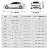 Coverado Car Cover Waterproof All Weather, 210D Lightweight Full Exterior Covers Snow Wind Sun UV Protection, Outdoor Car Covers for Automobiles Universal Fit for Sedan (170-190)