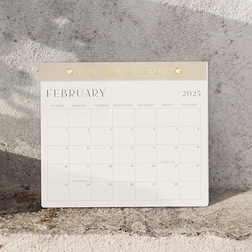 Lindo calendário magnético de geladeira 2025-2026 - Funciona de janeiro de 2025 a julho de 2026 - O