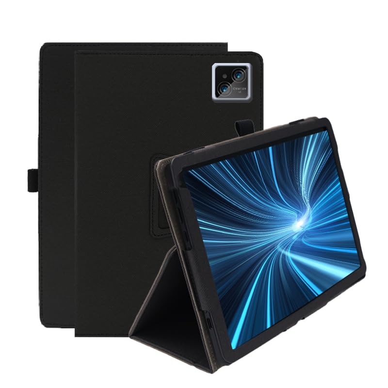 YGoal Funda para BMAX I11 Plus 2023 - Multiángulo PU Cuero Folio Carcasa Case para BMAX Maxpad I11 Plus 2023 10.36 Pulgada, Negro